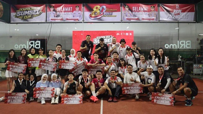 Kapolda Sumsel Cup 2026 Tuntas, Turnamen Padel Terbesar Diikuti 420 Atlet